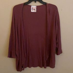 Beautiful maroon cardigan, size XL